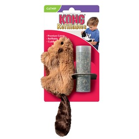 

Игрушка Kong "Бобер" для кошек, плюш с тубом кошачьей мяты