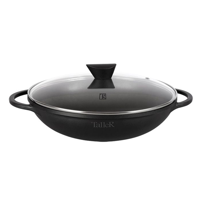 Сковорода-ВОК d=32 см, с крышкой