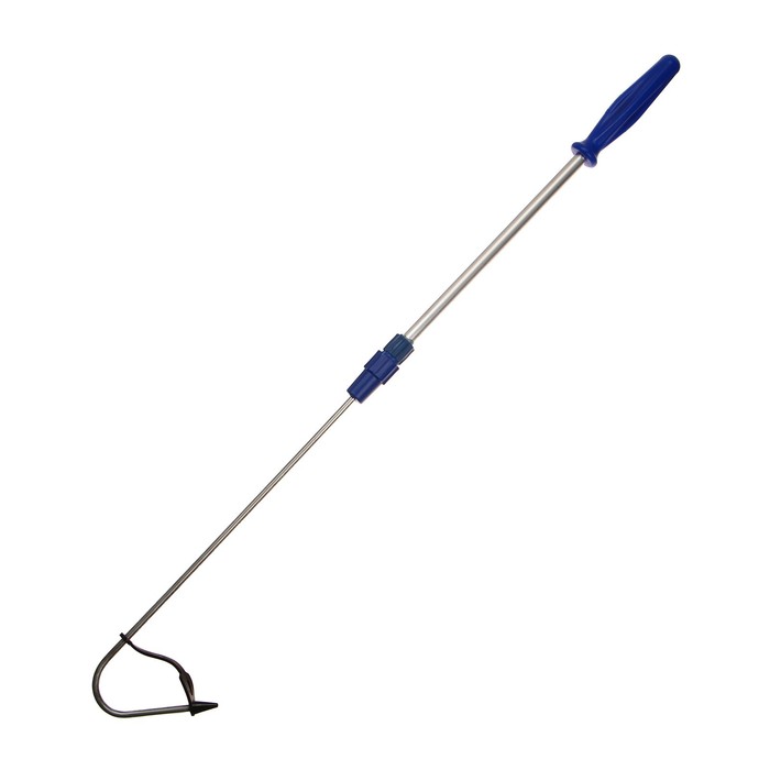 Багорик телескопический алюминиевый, ручка пластик багорик для зимней рыбалки алюминиевый телескопический 43 62см