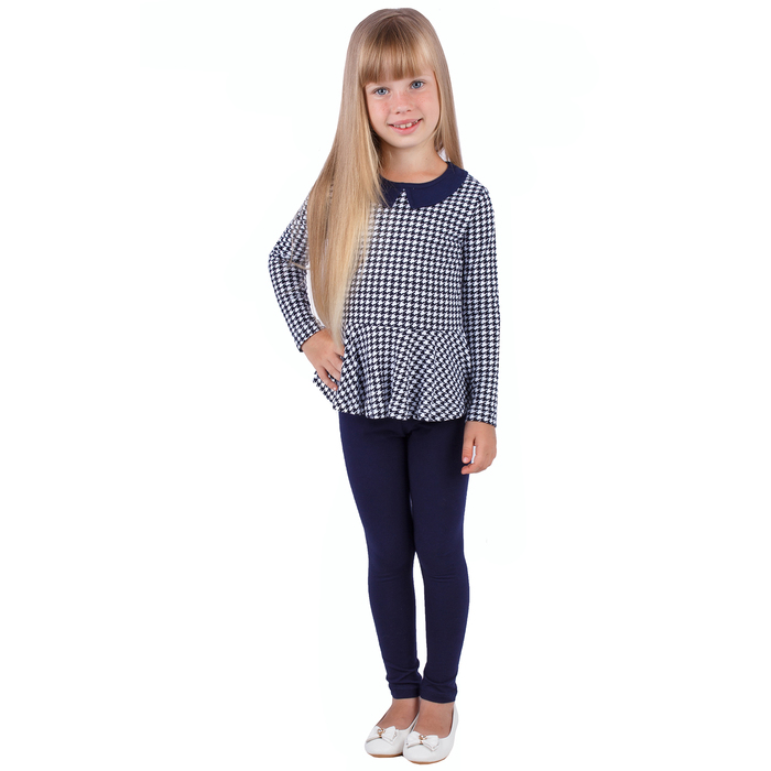 Рейтузы для девочки "Высокий стиль", рост 92 см (50), цвет тёмно-синий (арт. ДРЛ894804_М)