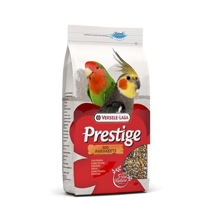 Корм VERSELE-LAGA Prestige Big Parakeets для средних попугаев, 1 кг.