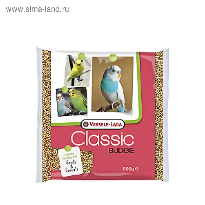 Корм VERSELE-LAGA Classic Budgie для волнистых попугаев, 500 г.