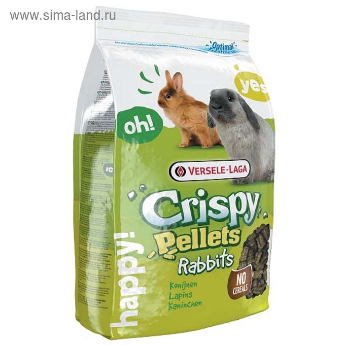 Гранулированный корм VERSELE-LAGA Crispy Pellets Rabbits для кроликов,  2 кг