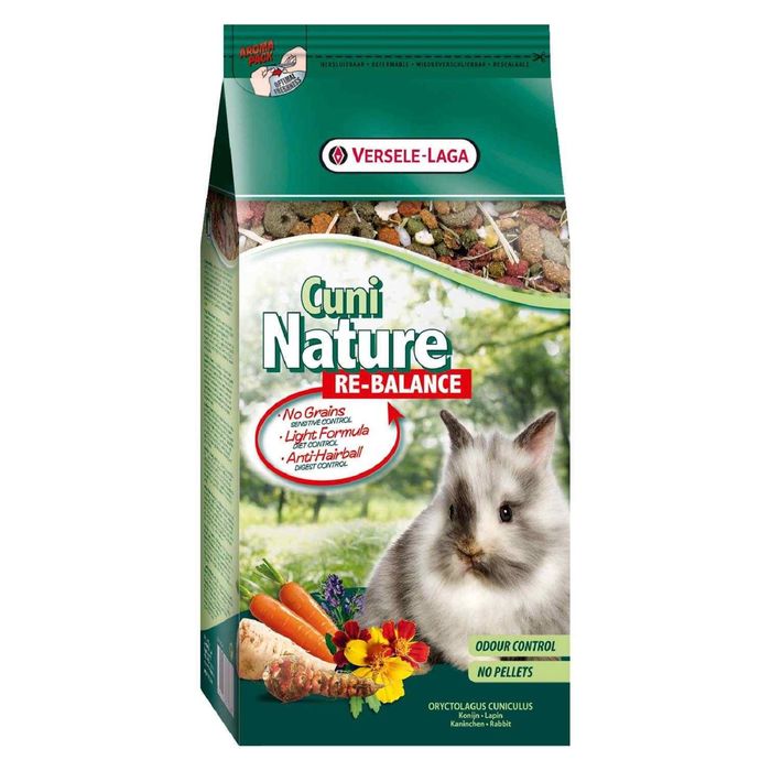 Корм VERSELE-LAGA Nature Cuni Re-Balance  для кроликов, облегченный, 700 г