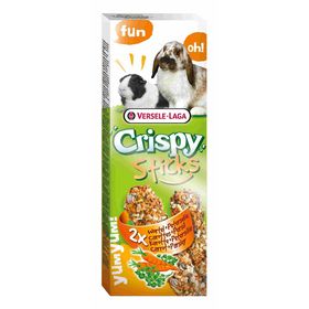 

Палочки VERSELE-LAGA Crispy для кроликов и морских свинок, с морковью и петрушкой, 2х55 г