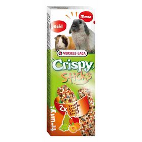 

Палочки VERSELE-LAGA Crispy для кроликов и морских свинок, с фруктами, 2х55 г