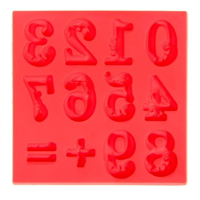 Молд для творчества «Цифры», 8 × 8 см