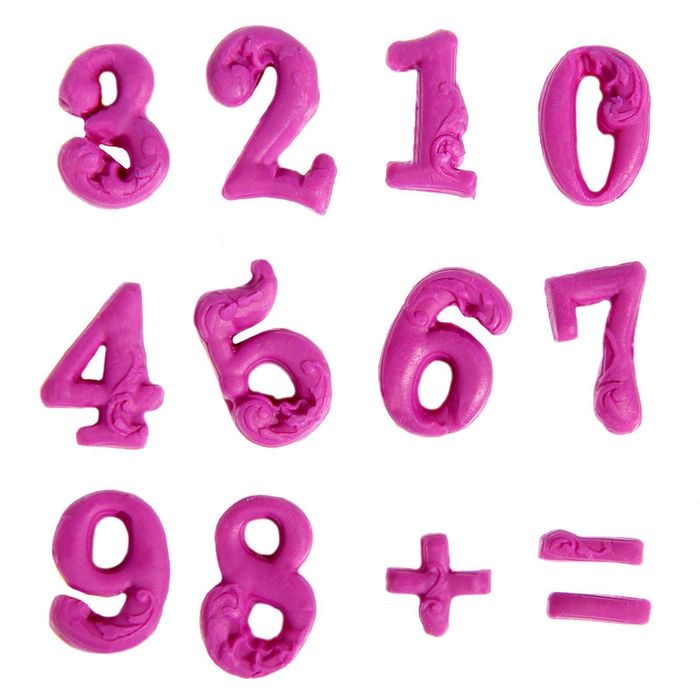 Молд для творчества «Цифры», 8 × 8 см