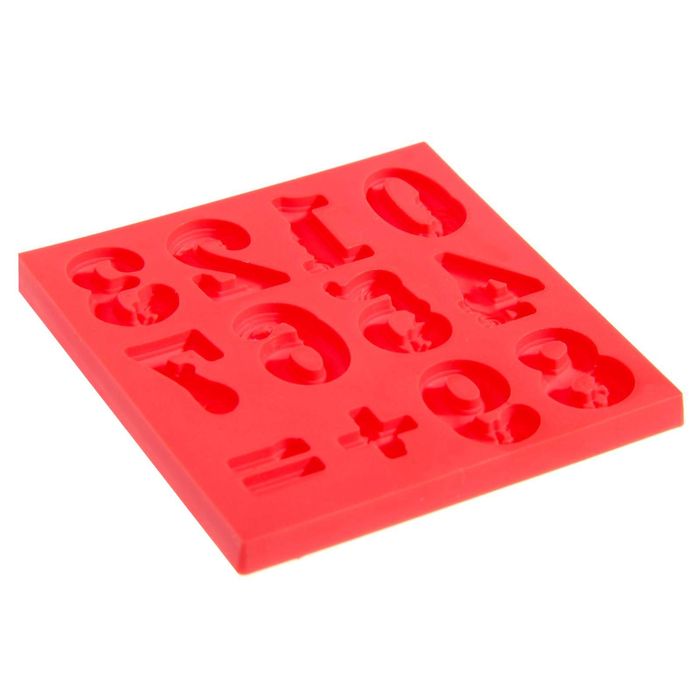 Молд для творчества «Цифры», 8 × 8 см