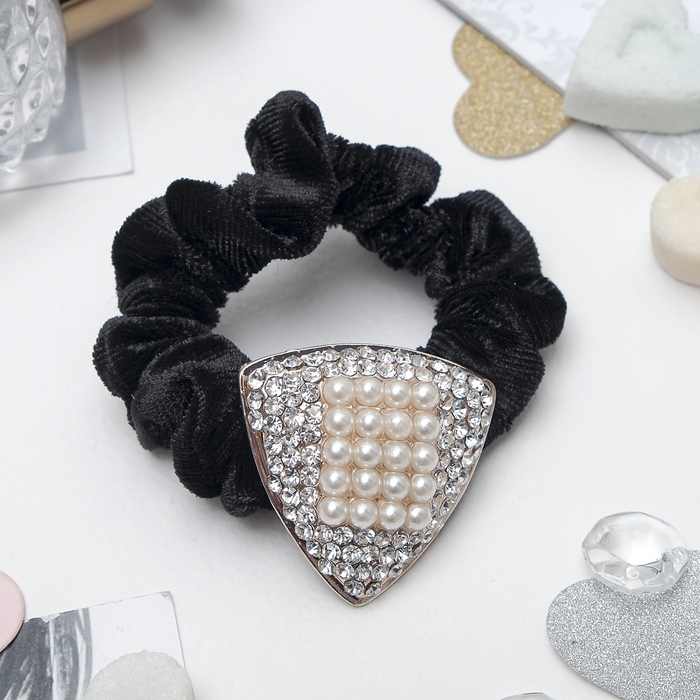 Резинка для волос "Жемчужное великолепие", треугольник