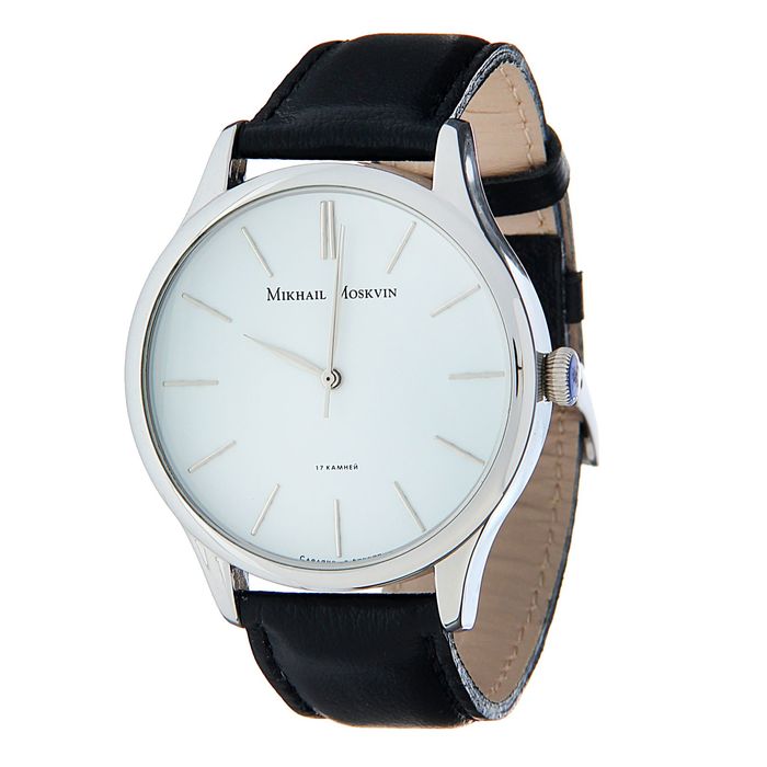 Часы наручные мужские "Михаил Москвин классика" механические модель 1216A1L1