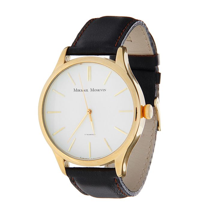 Часы наручные мужские "Михаил Москвин классика" механические модель 1216A2L3