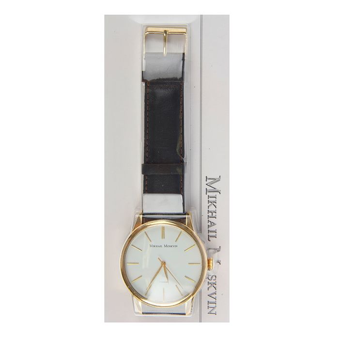 Часы наручные мужские "Михаил Москвин классика" механические модель 1216A2L3