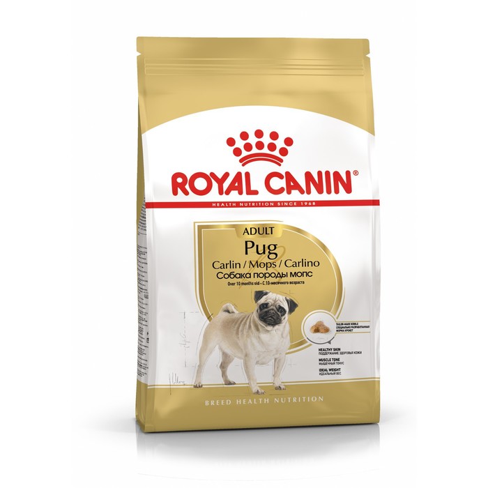 

Сухой корм RC Pug Adult для мопса, 1.5 кг