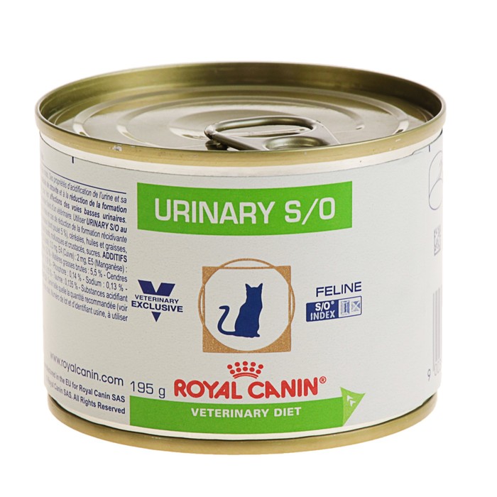 Влажный корм RC Urinary S/O для кошек с МКБ, ж/б, 195 г