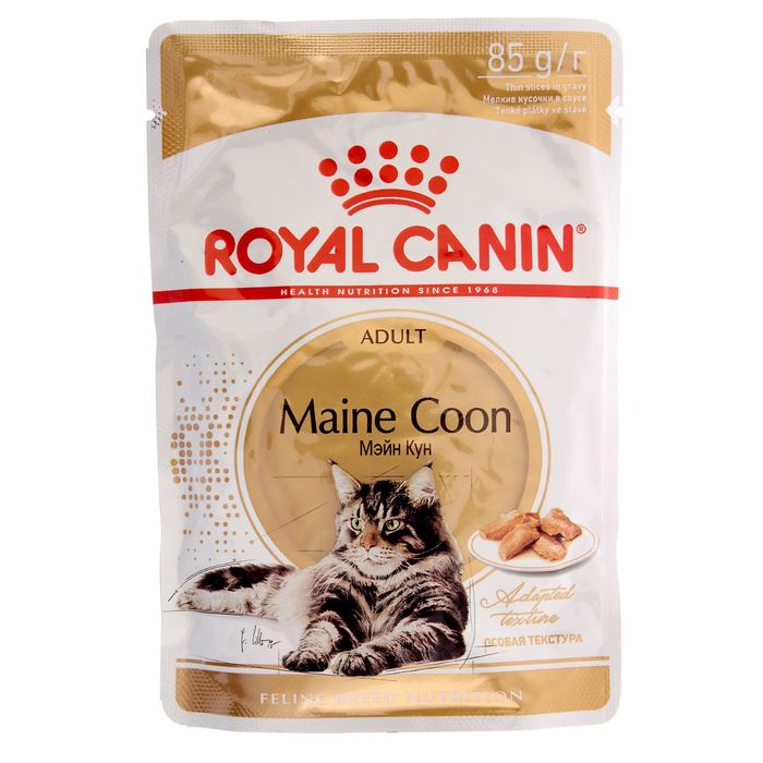 Влажный корм RC для крупных кошек, соус, пауч, 85 г