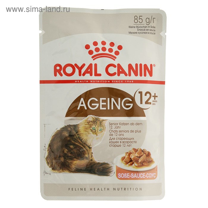 Влажный корм RC Ageing 12 для кошек в соусе пауч 85 г 75₽