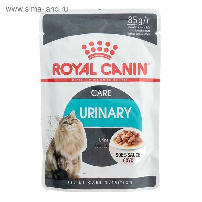 

Влажный корм RC Urinary Care для кошек, профилактика МКБ, в соусе, пауч, 85 г