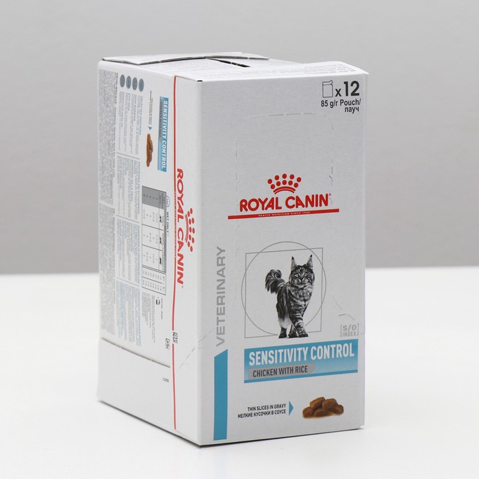Влажный корм RC Sensivity Control Feline для кошек с пищевой аллергией, курица/рис, пауч,