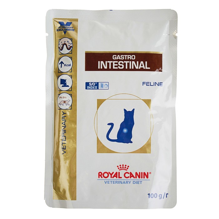 Влажный корм RC Gastro Intestinal Feline для кошек с заболеванием печени, пауч, 100 г