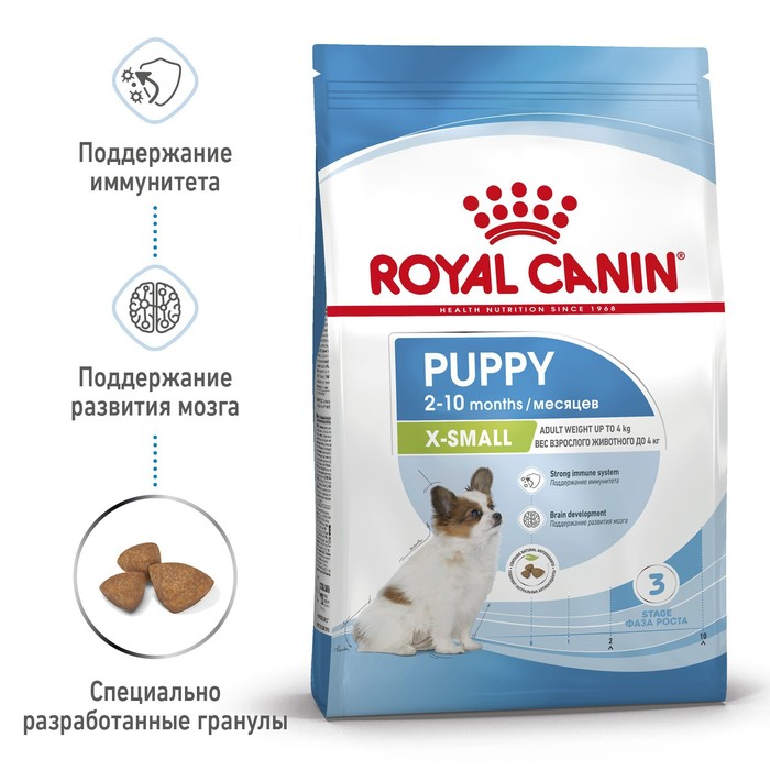 Сухой корм RC X-Small Puppy для щенков, 500 г