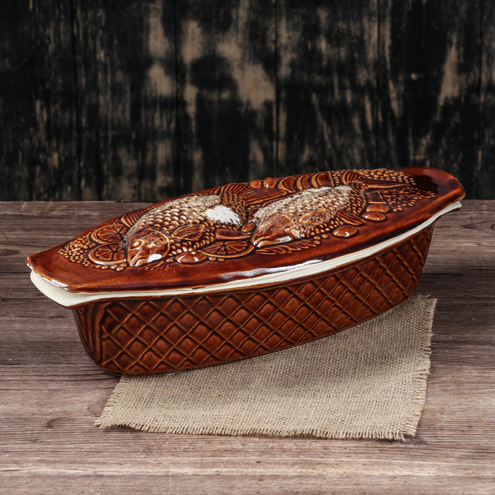 Жаровня "Рыба карп" 1,8 л