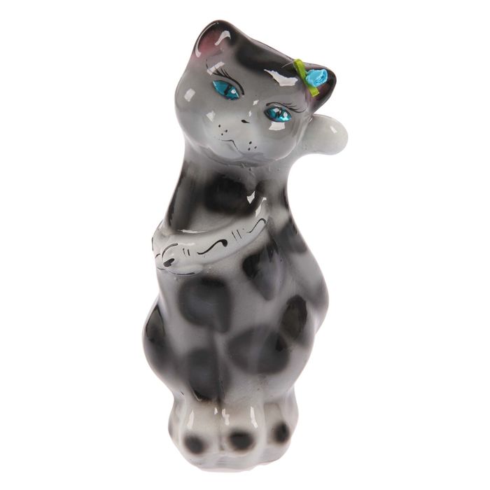 Копилка "Томик" глянец, серо-леопардовая