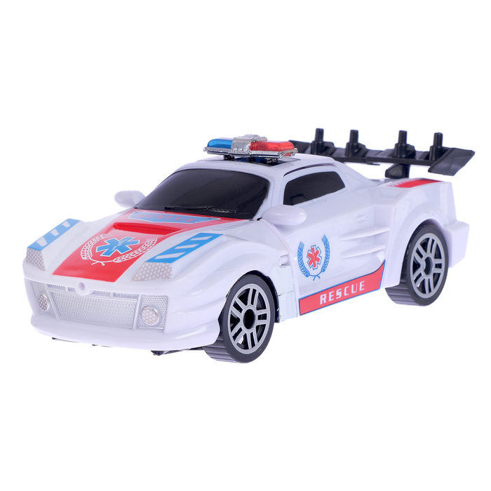 Робот-трансформер «Машина спецслужбы» с оружием, цвета МИКС