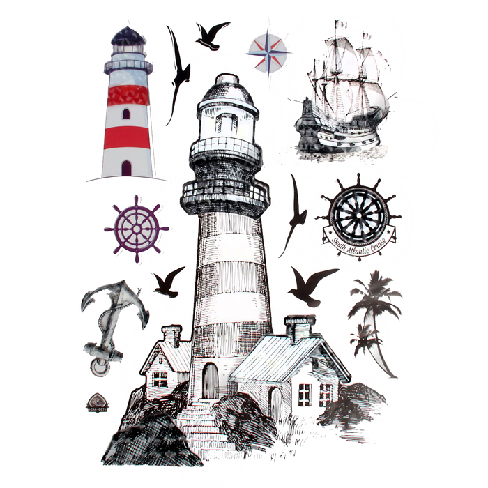 Наклейка многослойная "Путешествие в романтику", МИКС