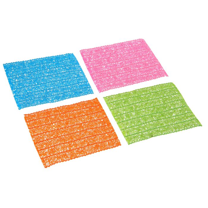 Губка-скрабер для посуды, цвет МИКС