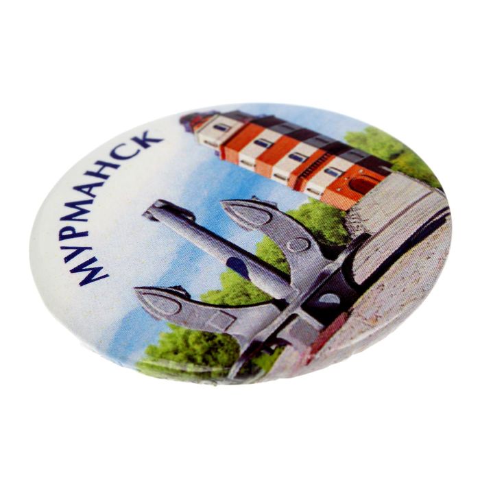 Значок закатной «Мурманск»