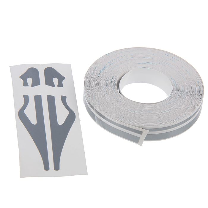 Наклейка декоративная 9.8 м, серебро