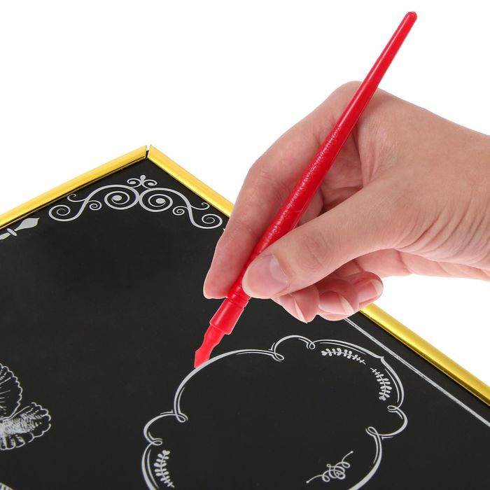 Плакат-гравюра в рамке "С днем свадьбы!"