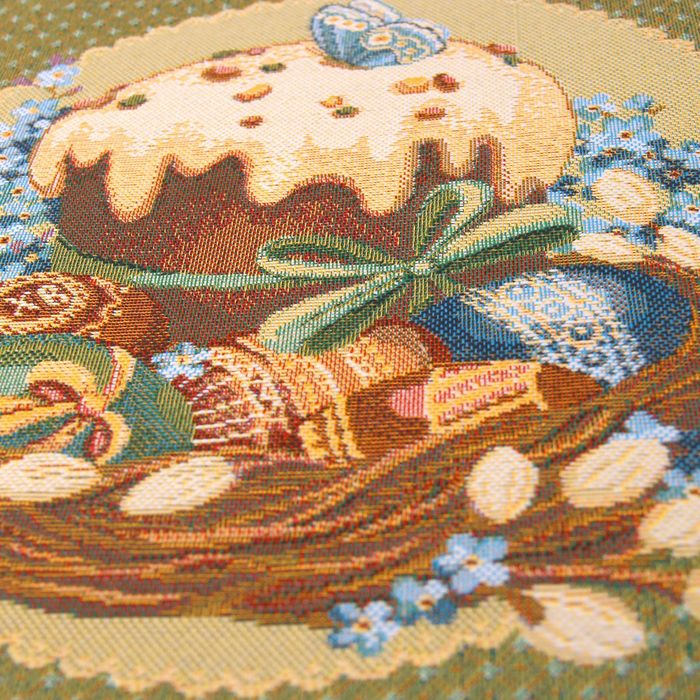 Салфетка "Христос Воскресе" 30 х 30 см, гобелен 95% п/э, 5% хлопок