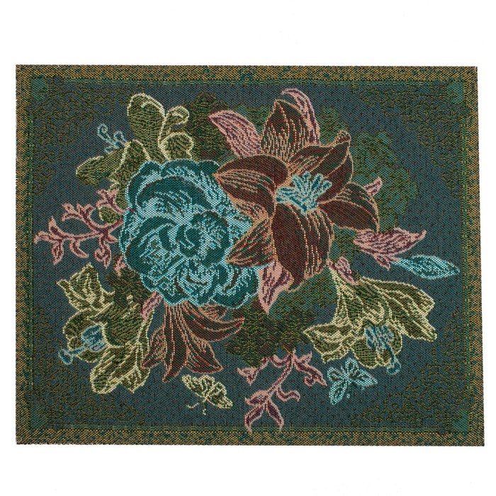 Салфетка "Букет цветов" 32 х 40 см, гобелен 95% п/э, 5% хлопок