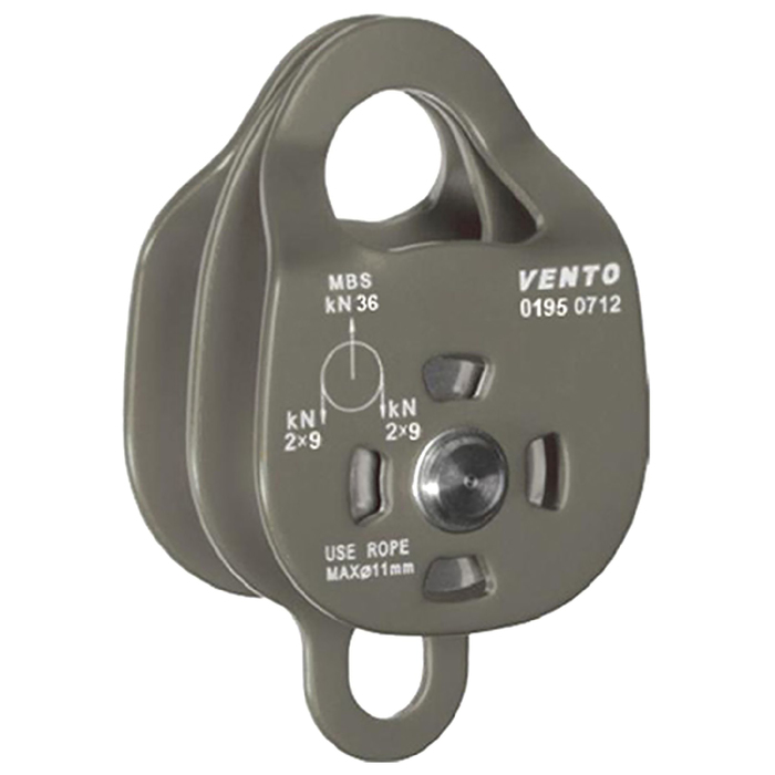 Блок-ролик Венто двойной «Twin 36» дюраль с подшипником