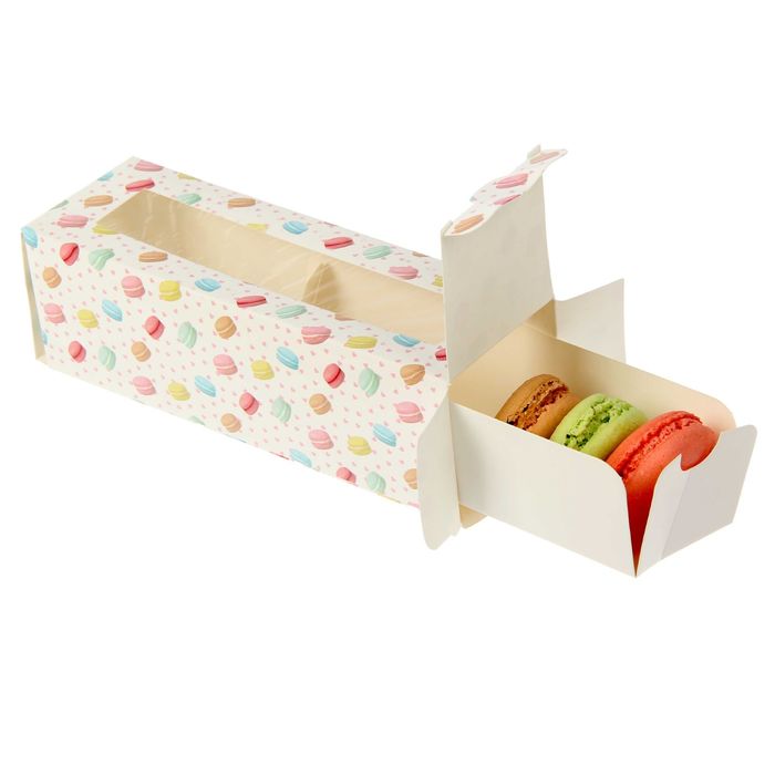 Коробочка для макарун «Сладкие грёзы», 18 х 5,5 х 5,5 см.