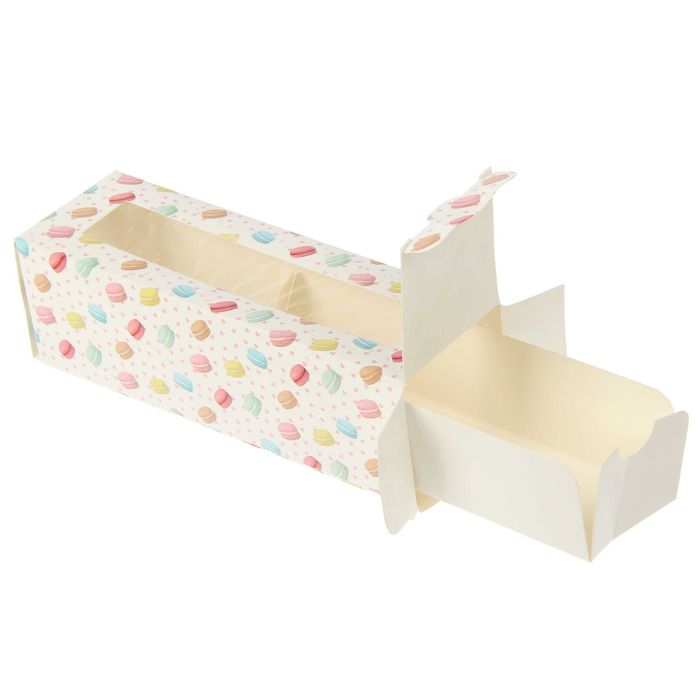 Коробочка для макарун «Сладкие грёзы», 18 х 5,5 х 5,5 см.