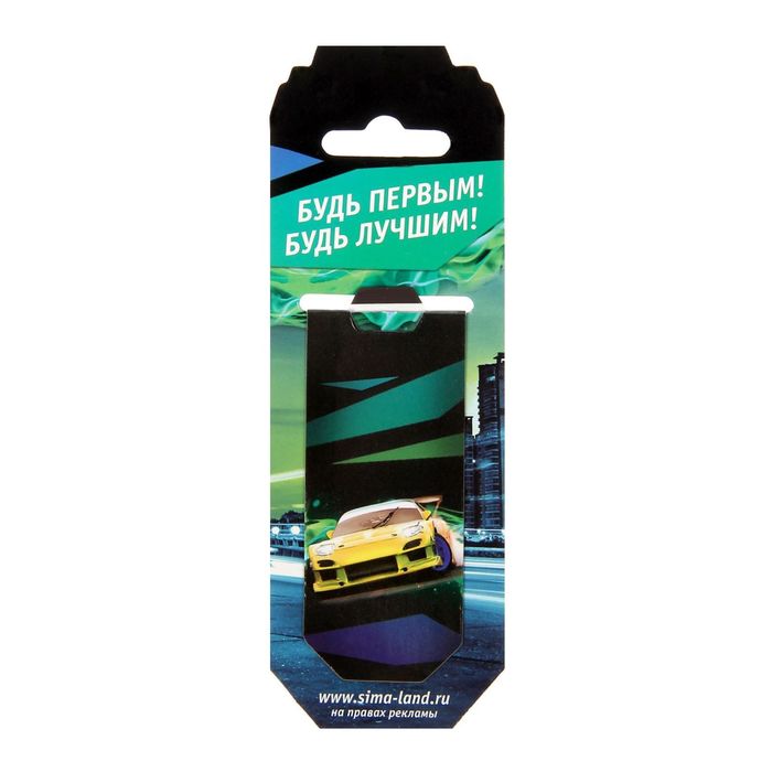 Закладка магнитная фигурная на подложке "Победитель"