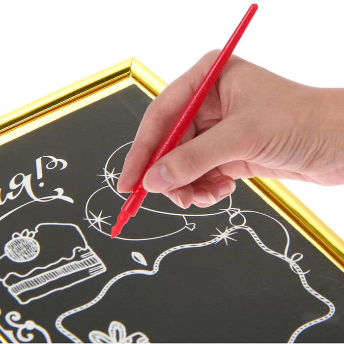 Плакат-гравюра в рамке "С днем рождения!"