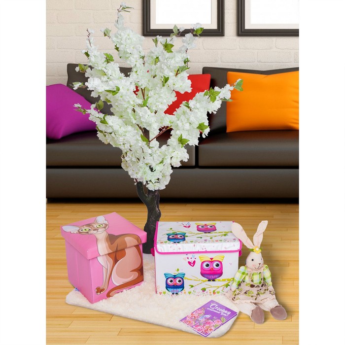 Пуф складной 30х30х30 см "Сфинкс"