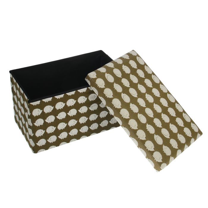 Пуф складной 49х30х30 см "Ёжики"