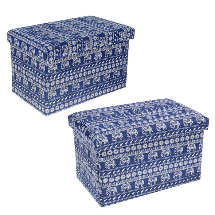 Пуф складной 49х30х30 см "Индийский слон"