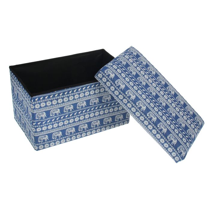 Пуф складной 49х30х30 см "Индийский слон"