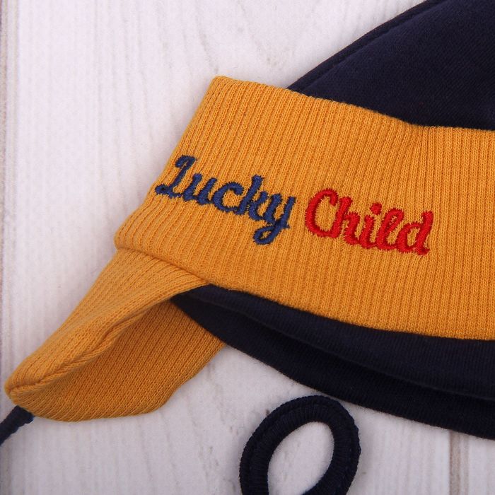 Шапочка детская, размер 36, цвет синий (арт. 27-91_М)