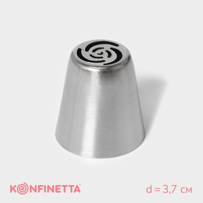 

Насадка кондитерская KONFINETTA «Цветок», d=3,7 см, выход d=2,4 см, нержавеющая сталь