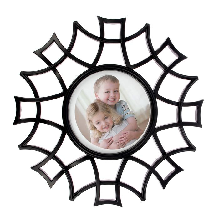 Фоторамка "Кристалл" под фото 15х15 см, чёрная