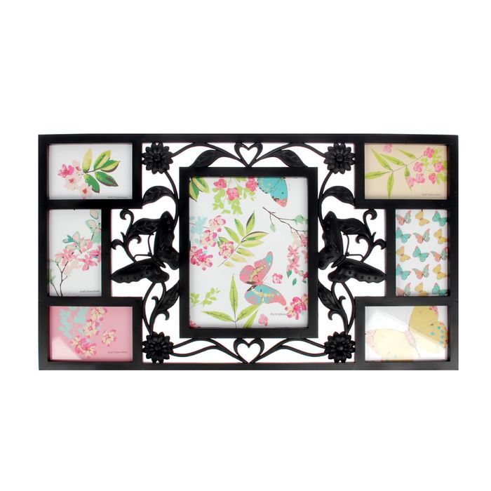 Фоторамка "Лето" на 7 фото 10х15 см, 20х25 см, чёрная