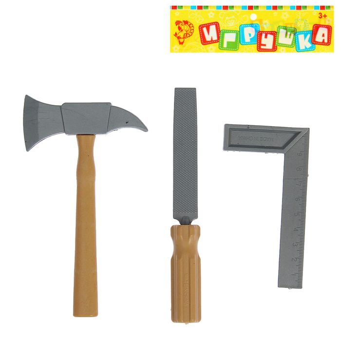 Набор инструментов "Юный мастер", 3 элемента, МИКС