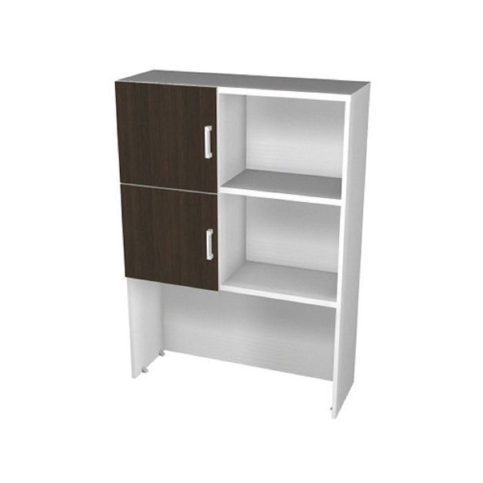 Надставка для стола боковая с двумя дверями, венге/серая ПН3.09 + ПД1(2шт)